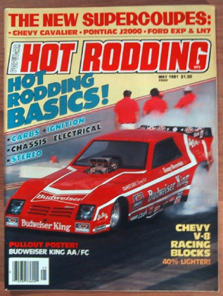 POPULAR HOT RODDING 1981 MAY - BOSS 302, BERNSTEIN'S OMNI